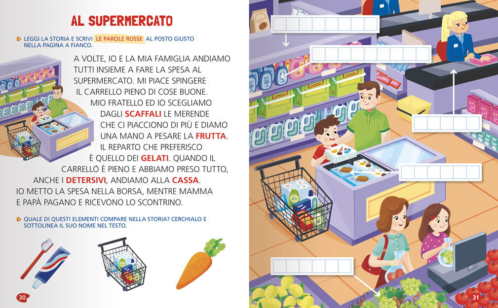 La mia prima antologia di racconti::per imparare a leggere e scrivere in stampatello maiuscolo