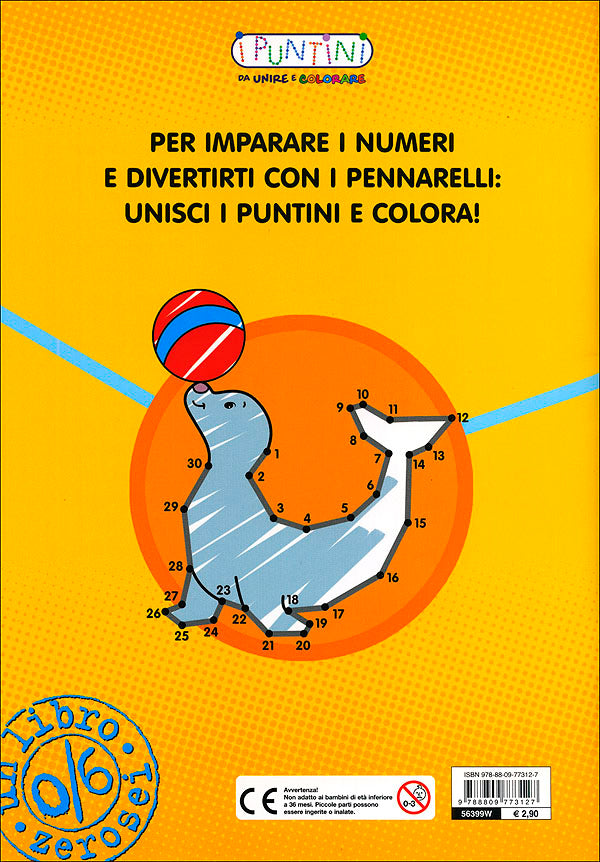 I Puntini - I cuccioli::I puntini da unire e colorare. Con 3 livelli di difficoltà
