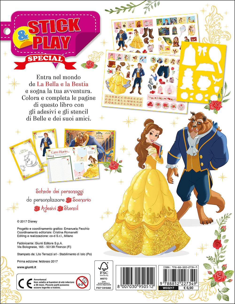 Stick&Play Special - La Bella e la Bestia::Crea il tuo mondo incantato - Più di 150 adesivi