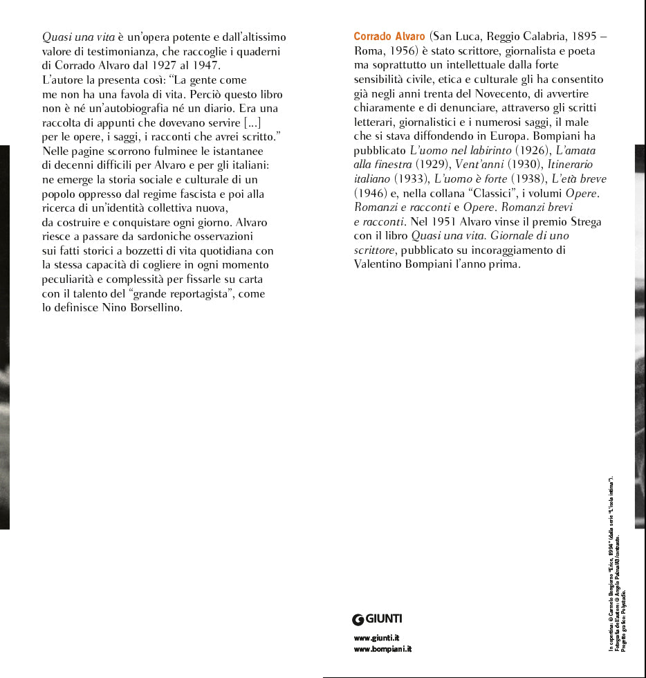 Quasi una vita::Giornale di uno scrittore