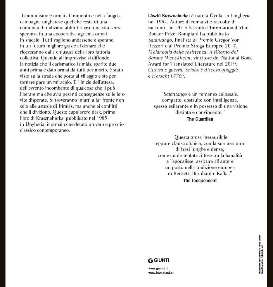 Satantango::Vincitore del Man Booker International Prize 2015