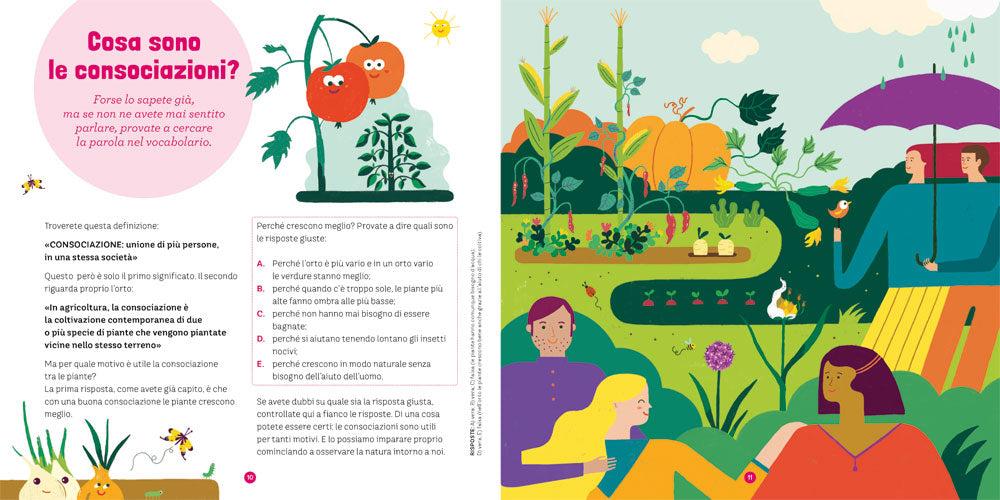 Amicizie nell'orto::Per coltivare in armonia con l’ambiente