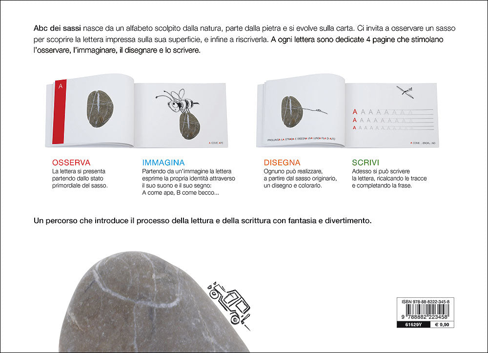 ABC dei sassi::Osserva Immagina Disegna Scrivi