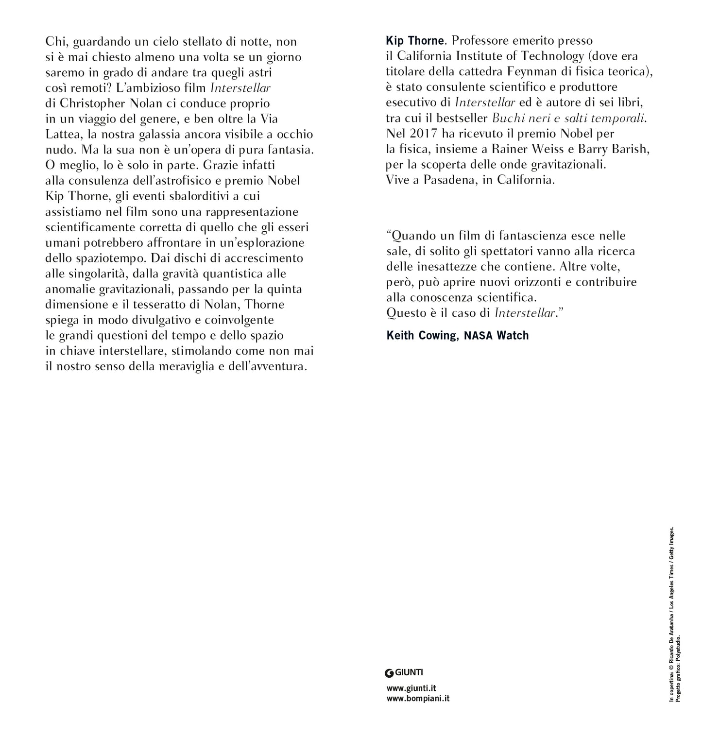 Viaggiare nello spaziotempo::La scienza di Interstellar