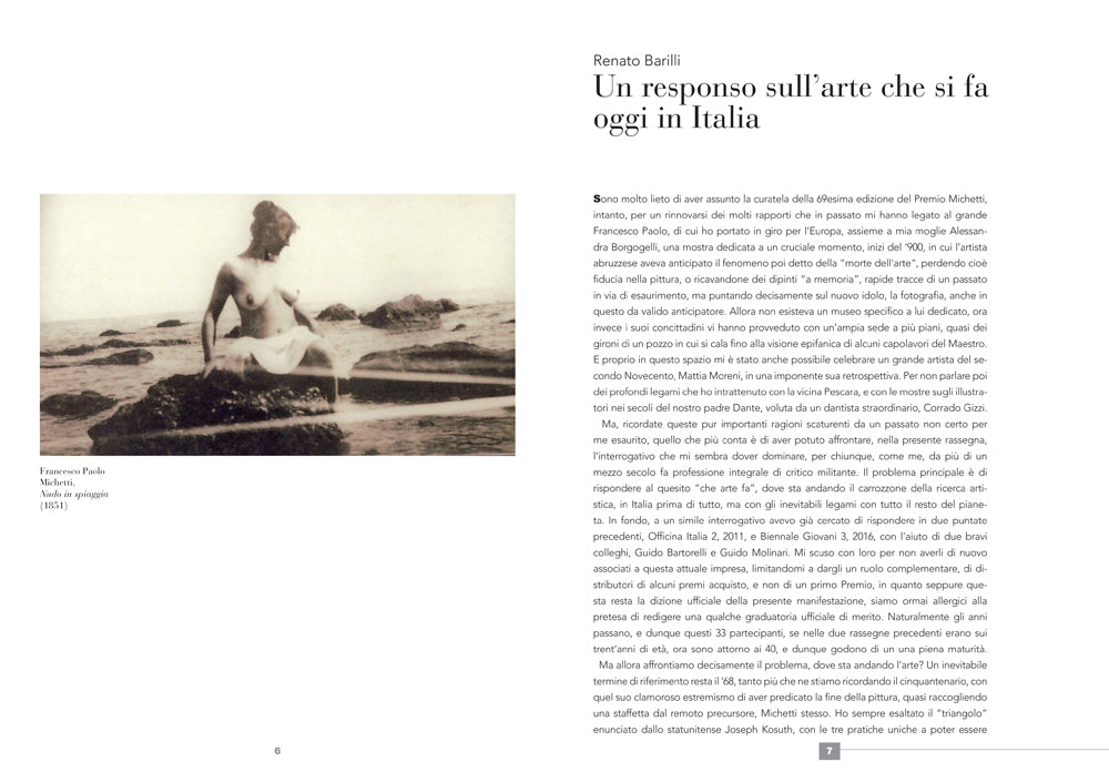 69° Premio Michetti. Che arte fa, oggi, in Italia