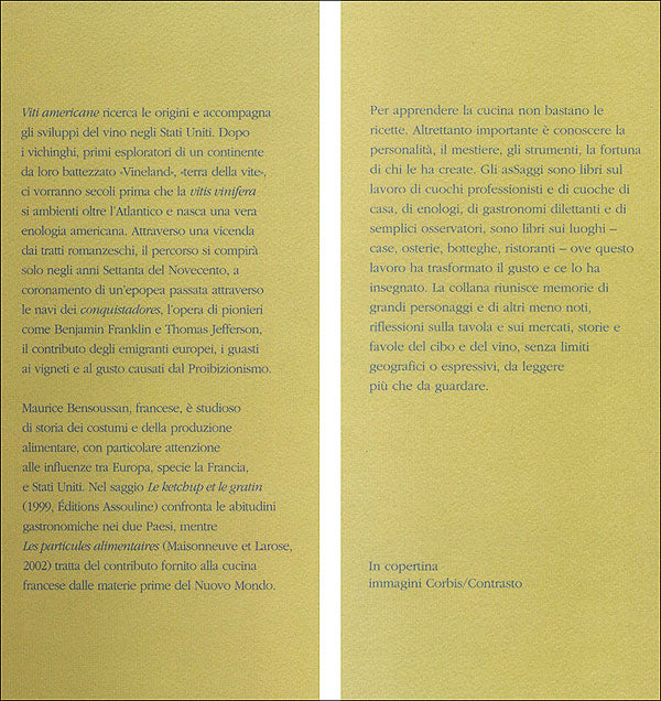 Viti americane::Storia del vino negli Stati Uniti