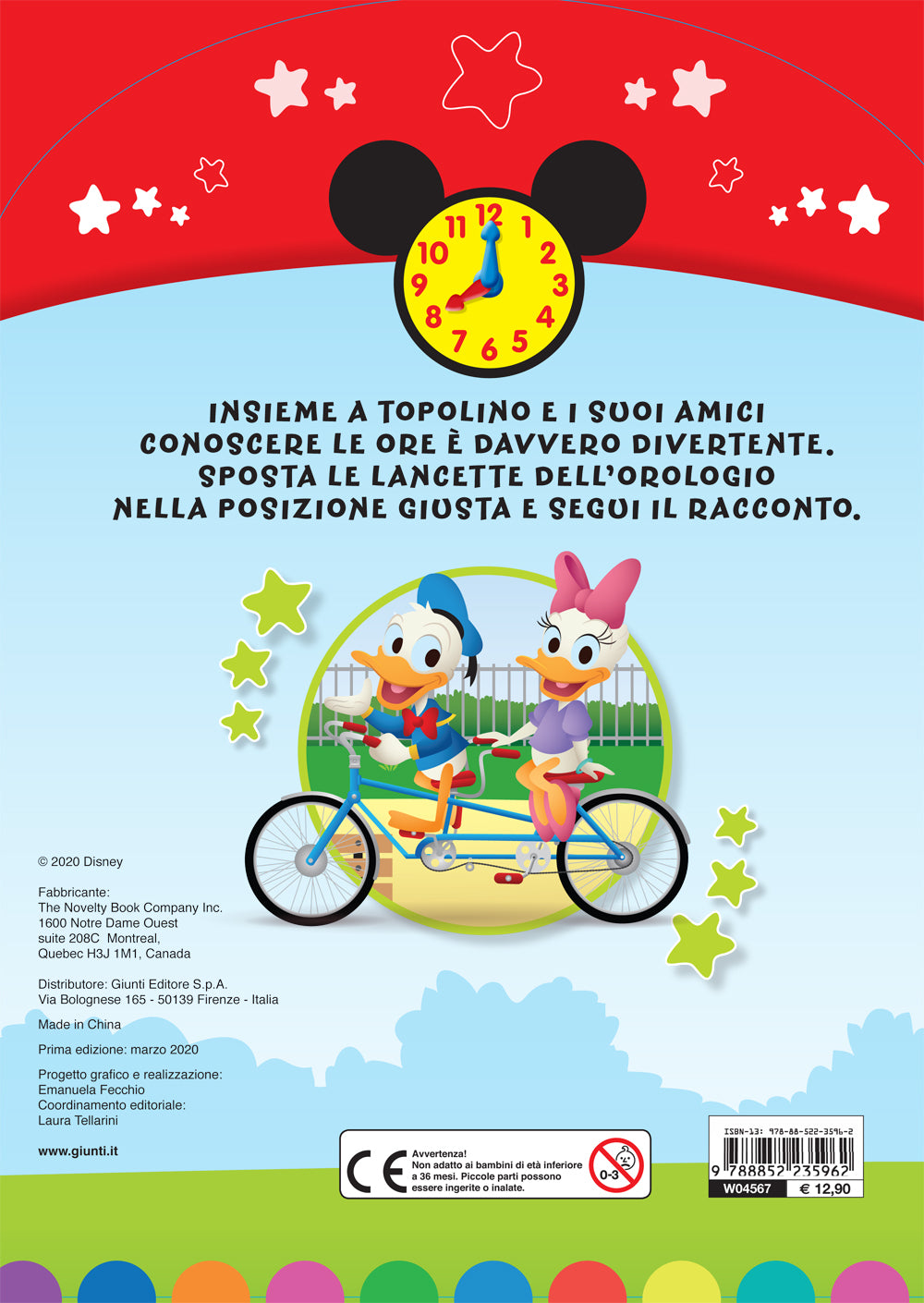 Baby Scoperte - Libro Orologio