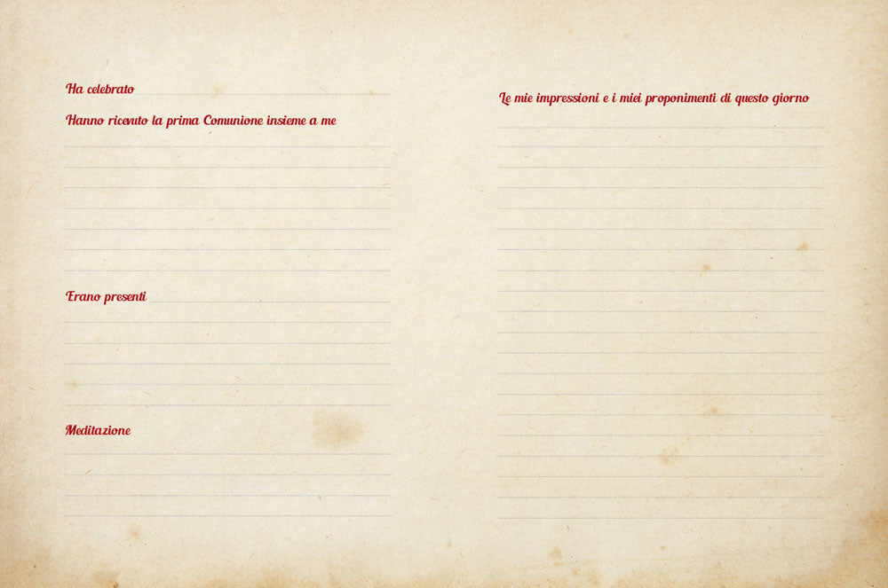 L'incontro::L'album ricordo della mia prima Comunione
