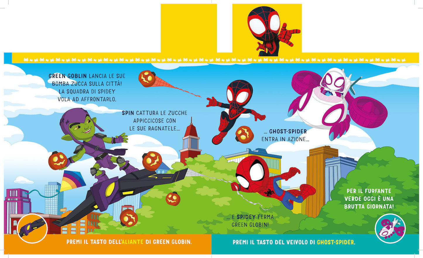 Spidey e i suoi amici Premi e ascolta