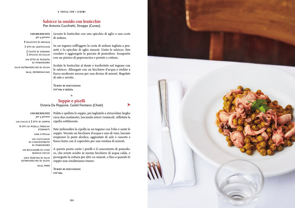 A tavola con i legumi::110 ricette della tradizione