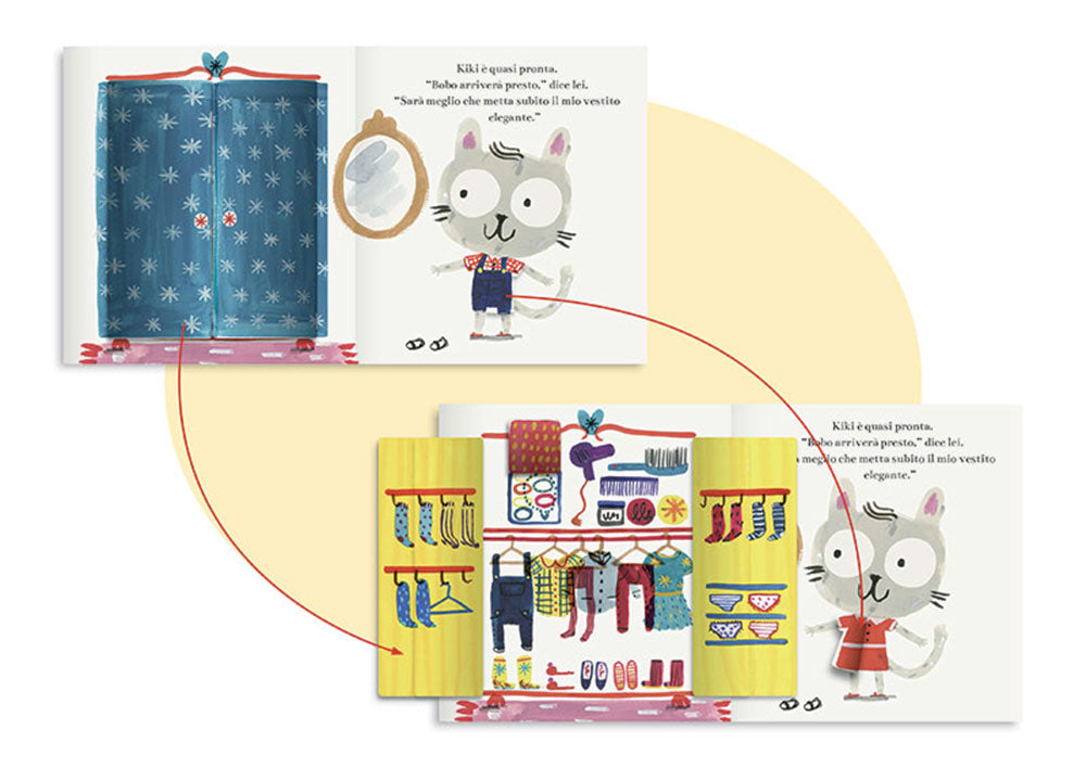 La grande sorpresa di Kiki e Bobo::Solleva le finestrelle