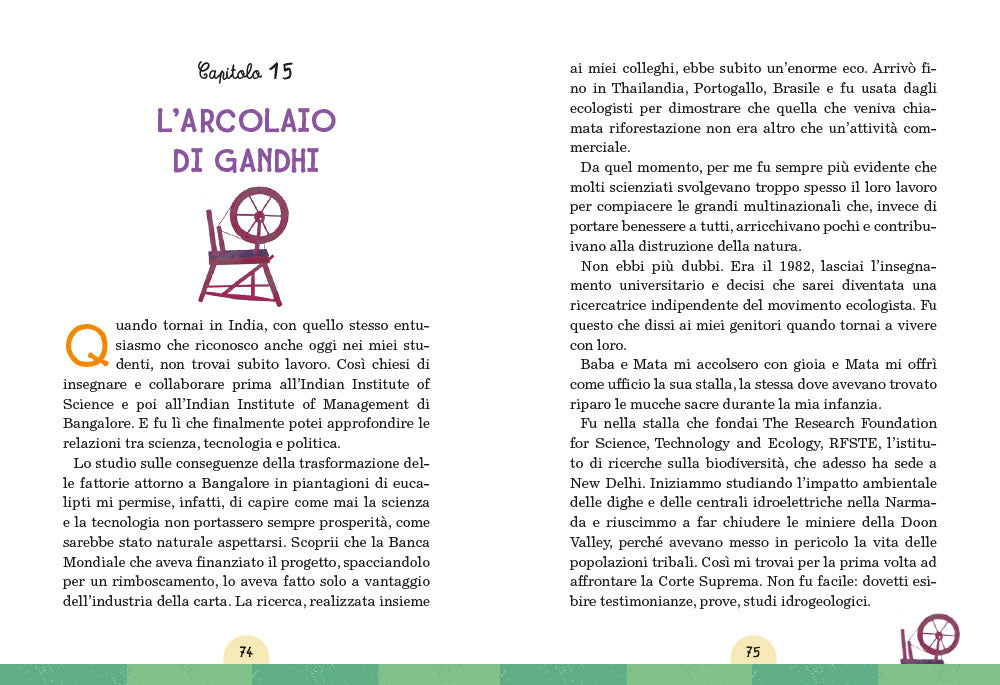 Sulle orme di Gandhi::Vandana Shiva si racconta