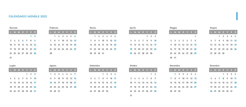 Calendario Planner da tavolo 2021, da tavolo, 29x15,5 cm