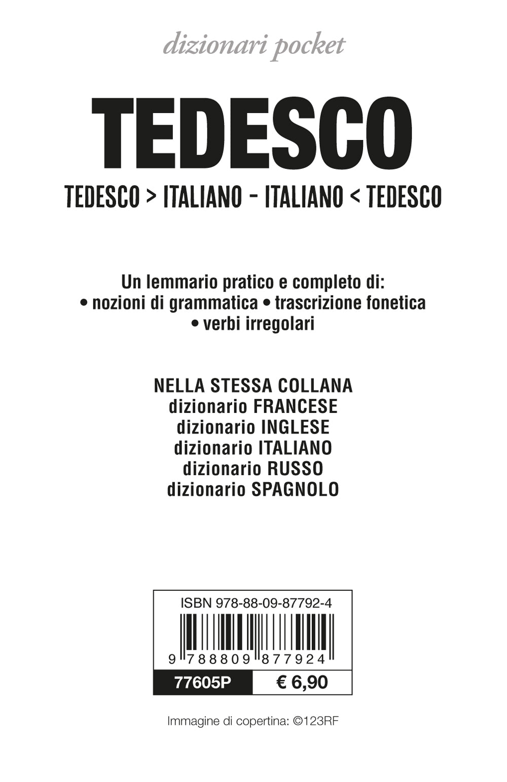 Dizionario tedesco-italiano, italiano-tedesco ::Dizionari pocket