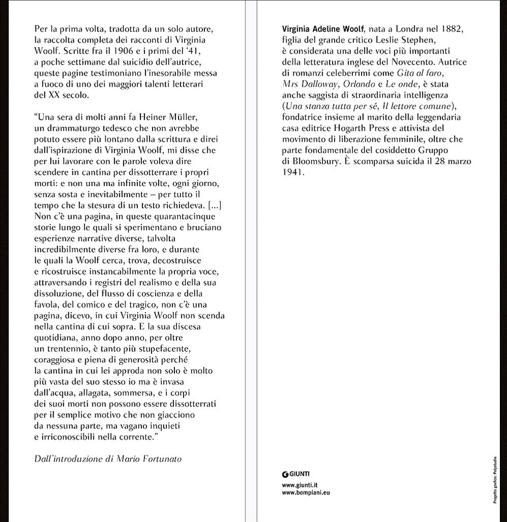 Lunedì o martedì::Tutti i racconti