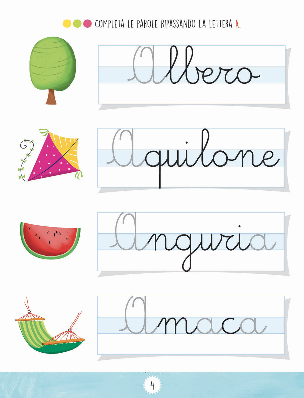 Dallo stampatello al corsivo