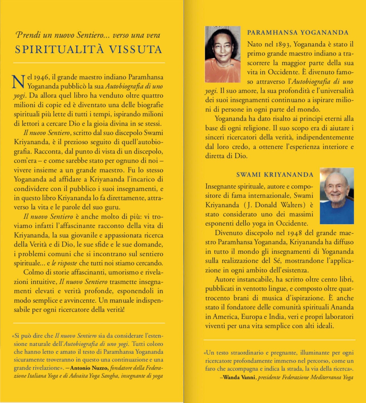 Il nuovo Sentiero::La mia vita con Paramhansa Yogananda