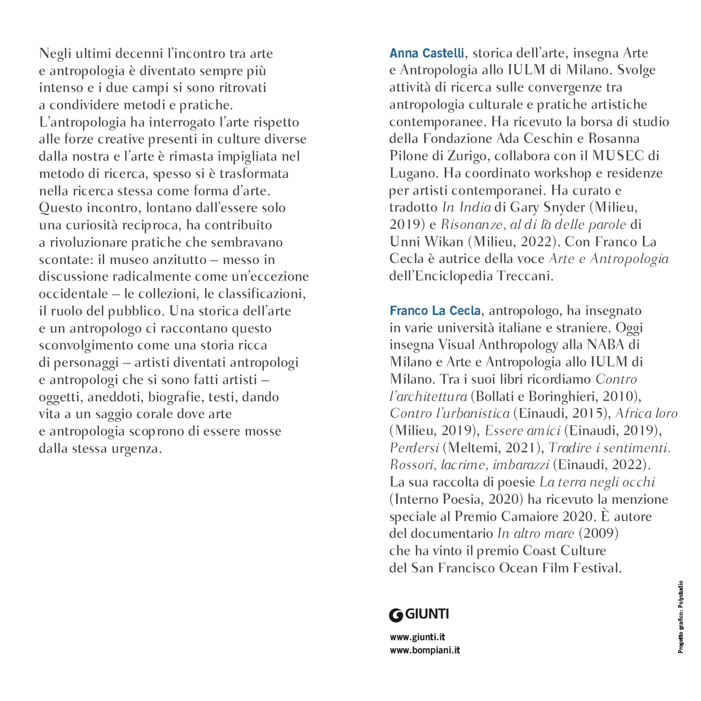 Scambiarsi le arti::Arte & Antropologia