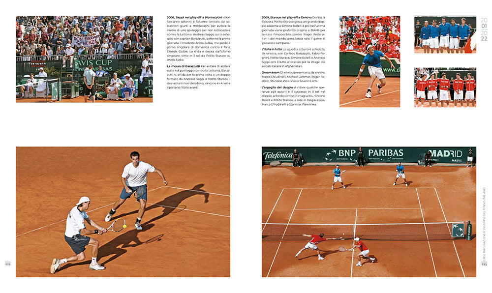 Gli italiani in Coppa Davis::1922-2022