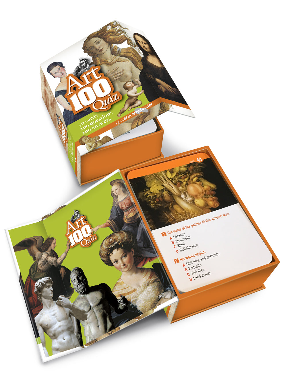 Art 100 quiz ::50 cards, 100 questions, 100 answers