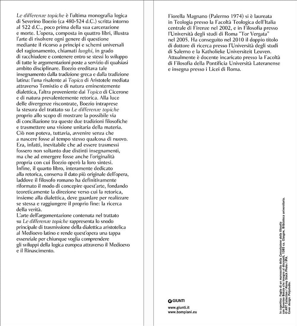 Le differenze topiche::Testo latino a fronte