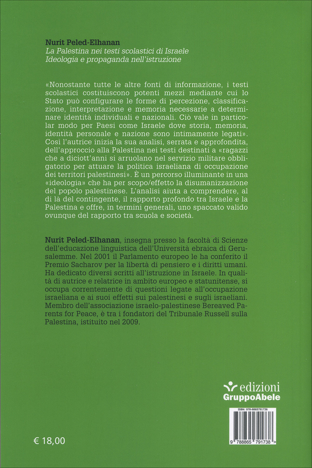 La Palestina nei testi scolastici di Israele::Ideologia e propaganda nell'istruzione