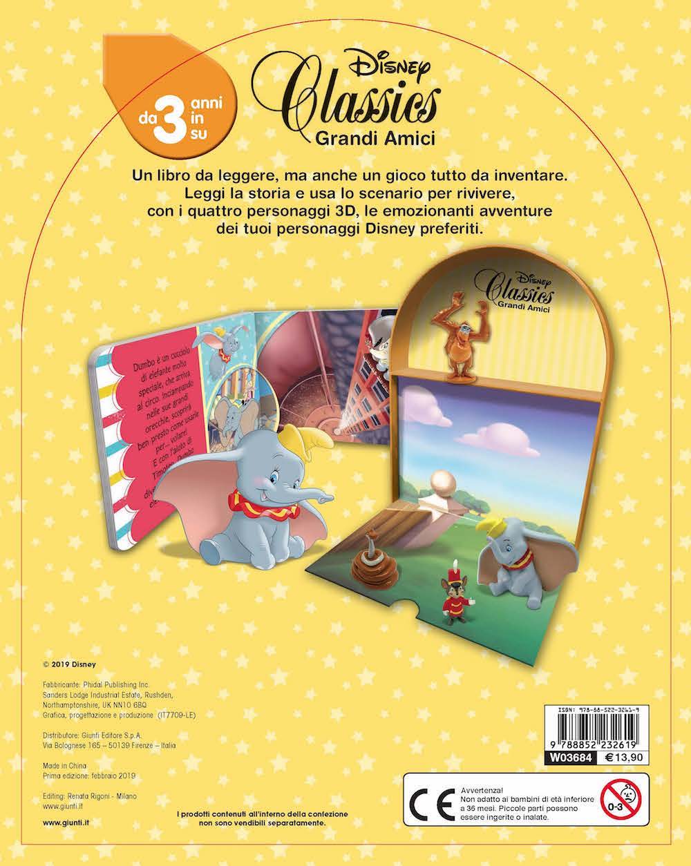 Disney Classics. Grandi amici::Con 4 personaggi 3D e 1 scenario per giocare!