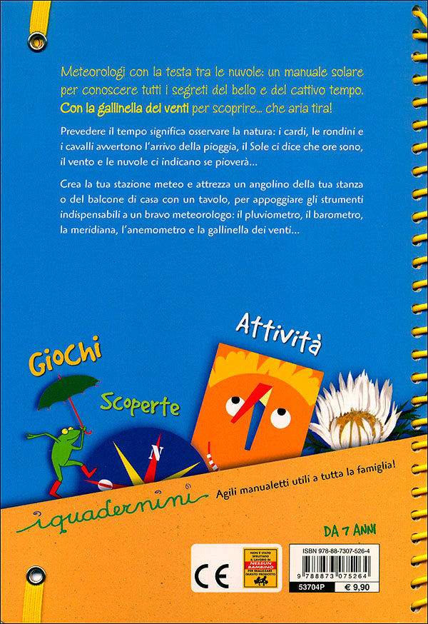 Metereologi con la testa tra le nuvole::Le tecniche, gli strumenti, i segreti per prevedere il tempo! - Con la gallinella dei venti