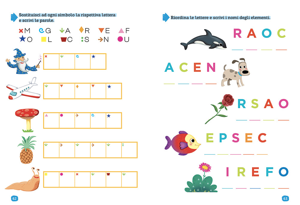 Giochi e attività per imparare le lettere