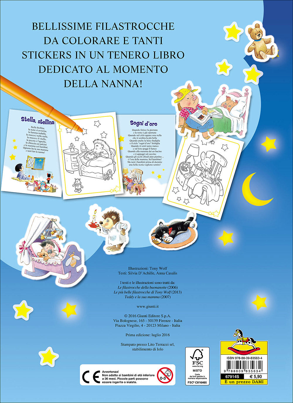 Fai la nanna Albocolor::Con tanti stickers