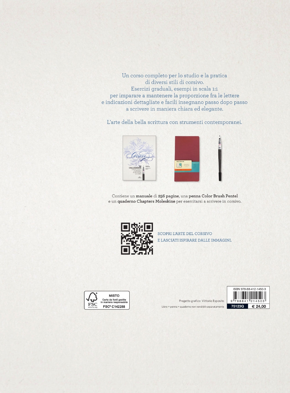 Corsivo in calligrafia::Dagli stili classici ai nostri giorni - Contiene 1 penna Pentel