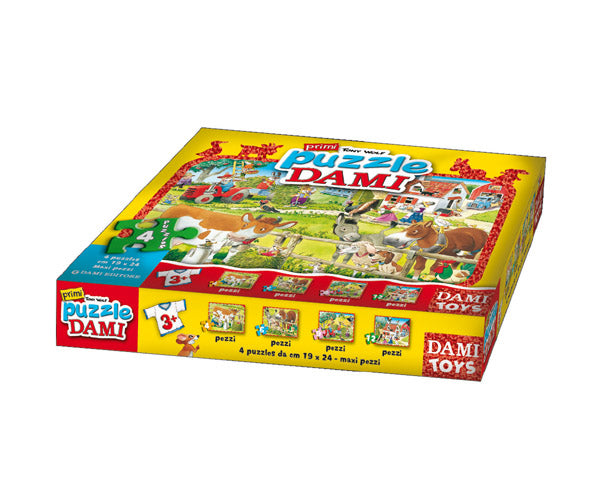 Primi Puzzle Dami: La fattoria::Dami Toys