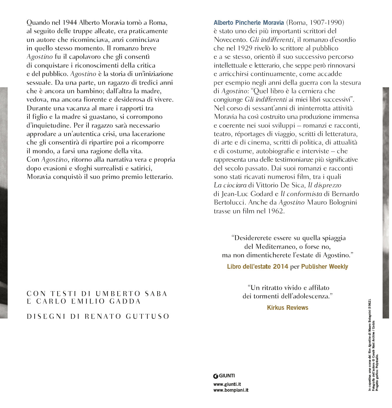 Agostino::Nuova edizione - Con testi di Umberto Saba e Carlo Emilio Gadda