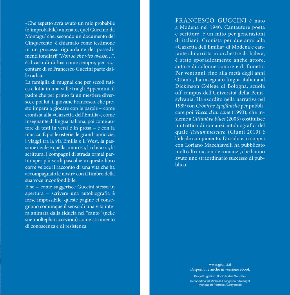 Non so che viso avesse::Quasi un'autobiografia