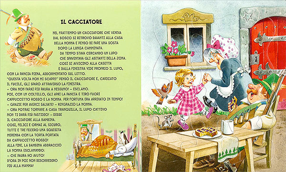 Cappuccetto Rosso::Con 4 puzzle di Tony Wolf