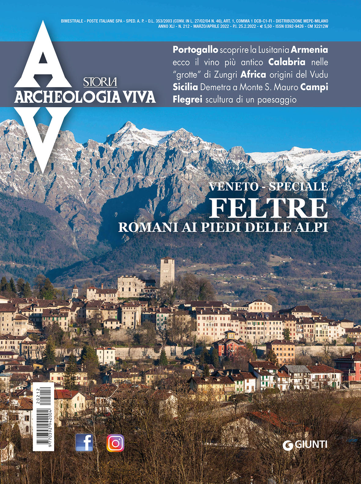 Archeologia Viva n. 212 - marzo/aprile 2022::Rivista bimestrale