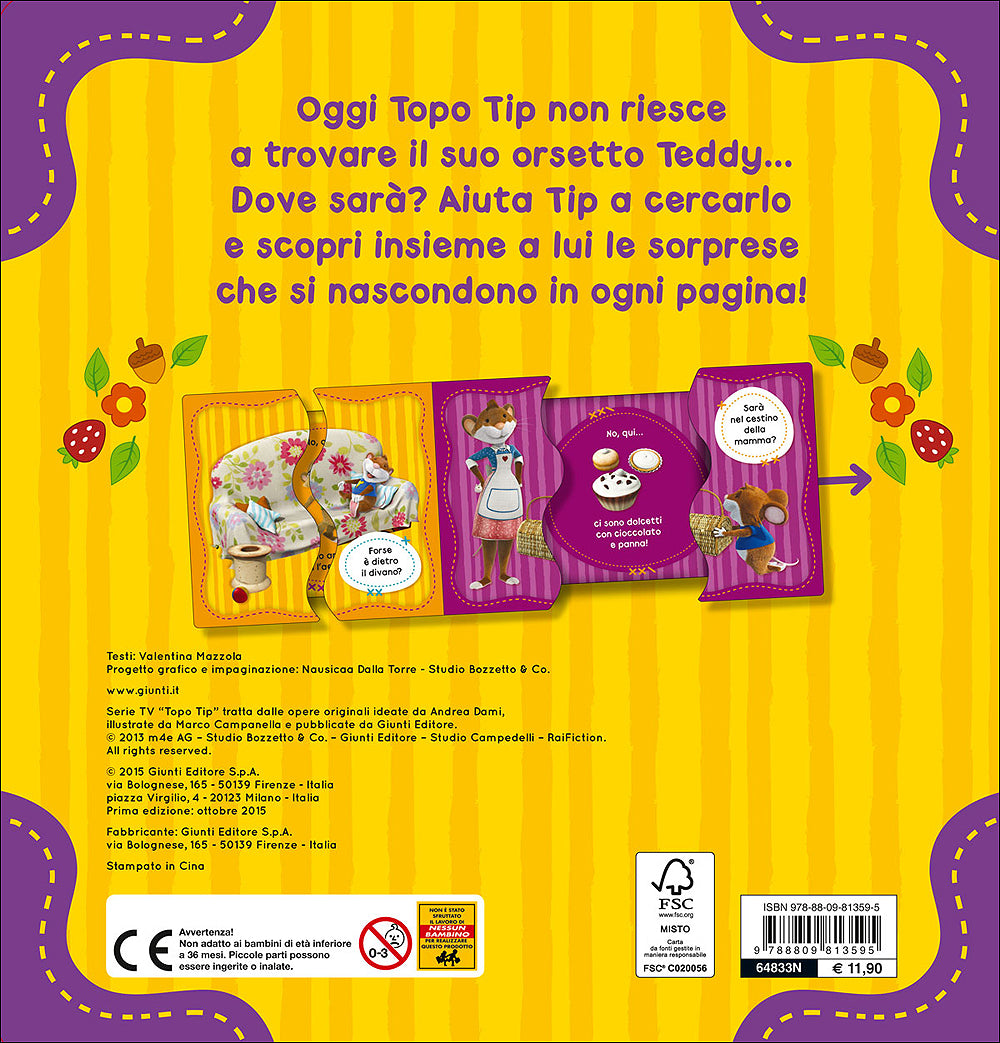 Una sorpresa per Topo Tip::Fai scorrere le pagine e... sorpresa!!!