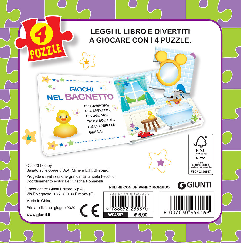 Disney Baby. Libro Mini Puzzle. I miei giochi