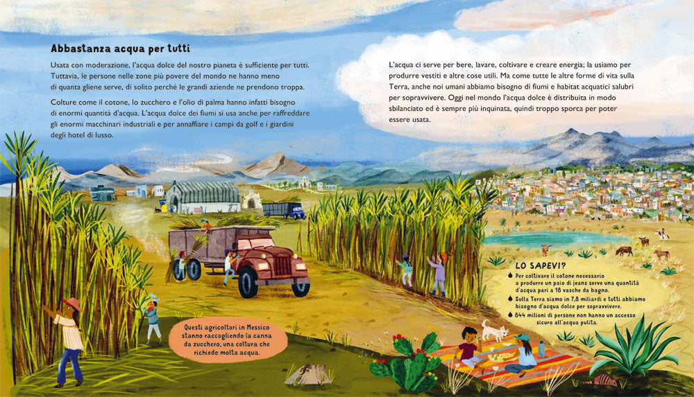 Acqua::Proteggi l’acqua dolce per salvare la vita sulla Terra