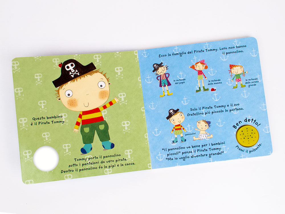 Il vasino del pirata::Premi il pulsante Evviva! Evviva!