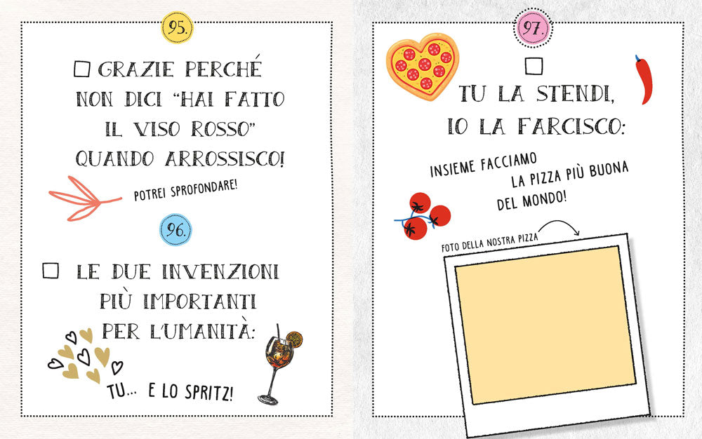 150 cose che mi piacciono di te::e qualcuna che proprio non mi va giù