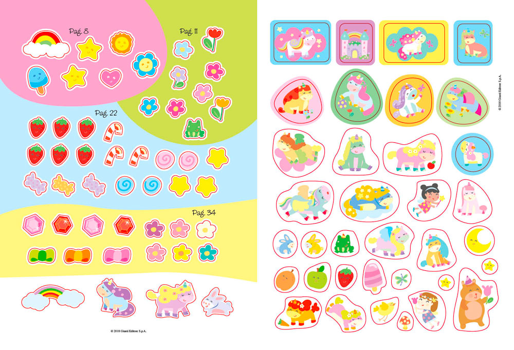 Unicorni - Albo Activity::Con tanti giochi, attività e adesivi!