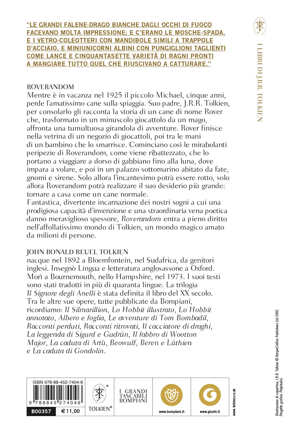 Roverandom. Le avventure di un cane alato::Con le illustrazioni dell'autore