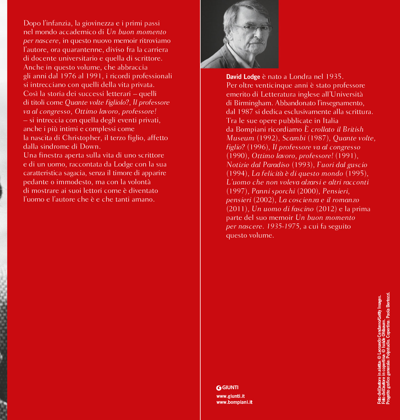 La fortuna dello scrittore::Memoir 1976-1991