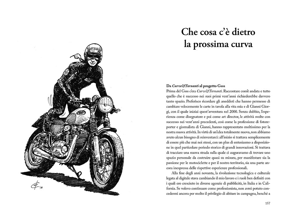 La curva perfetta::Note per il motociclista del terzo millennio