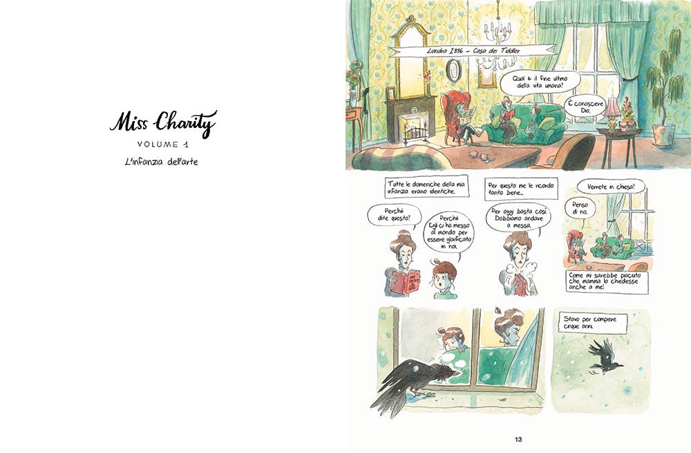 Miss Charity. L'infanzia dell'arte