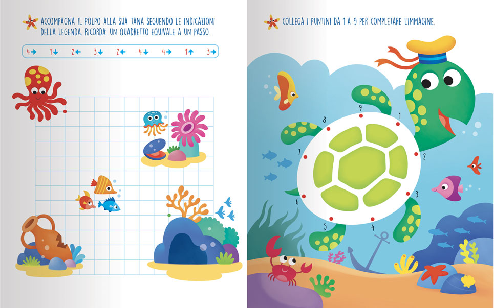 Tanti giochi e attività per bambini::tante attività divertenti per bambini dai 3 ai 6 anni