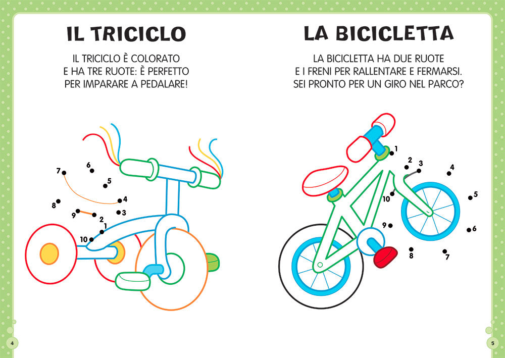 Mezzi di trasporto I puntini Zerosei