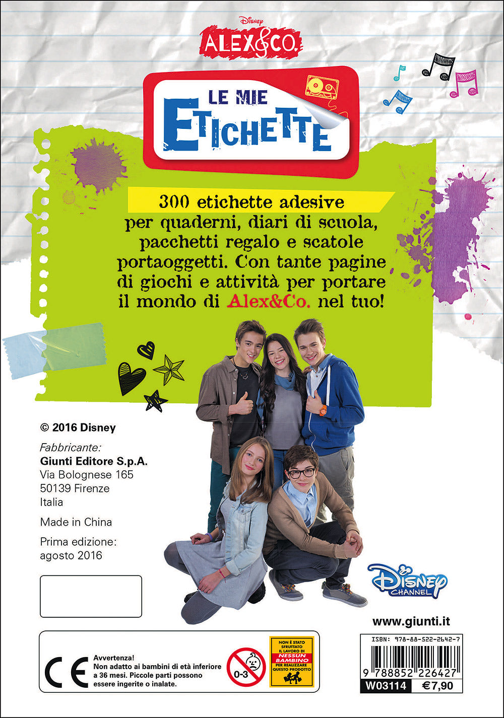 Le Mie Etichette - Alex & Co.::300 pezzi