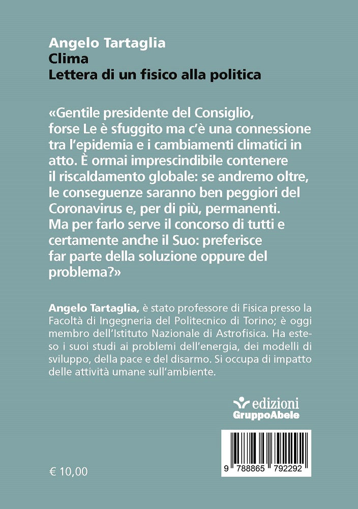 Clima::Lettera di un fisico alla politica